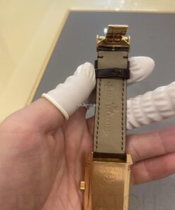 Dây Đồng Hồ Jaeger-LeCoultre Da Cá Sấu, Màu Nâu