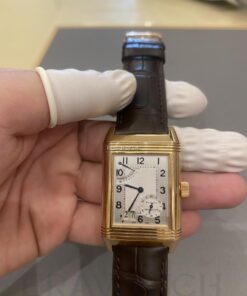 Dây Đồng Hồ Jaeger-LeCoultre Da Cá Sấu, Màu Nâu