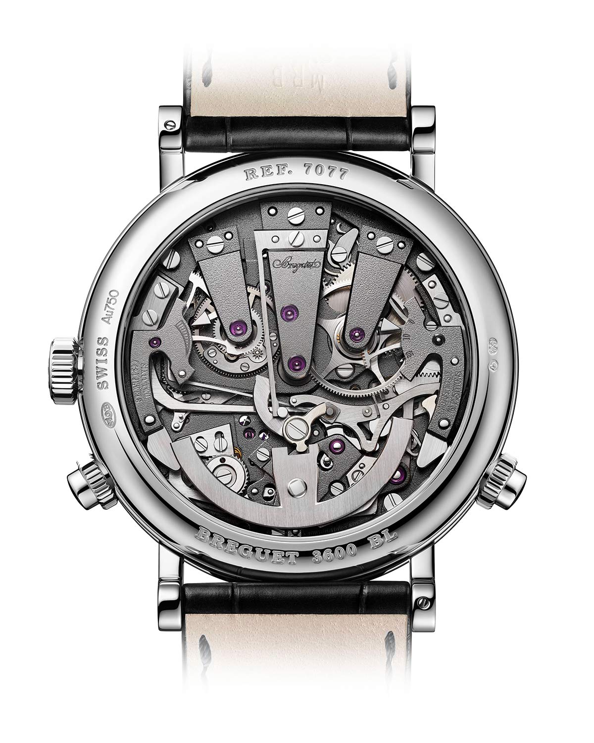 Mặt số “Breguet Blue” dành cho Tradition Independent Chronograph 7077 6 Mặt số “Breguet Blue” dành cho Tradition Independent Chronograph 7077