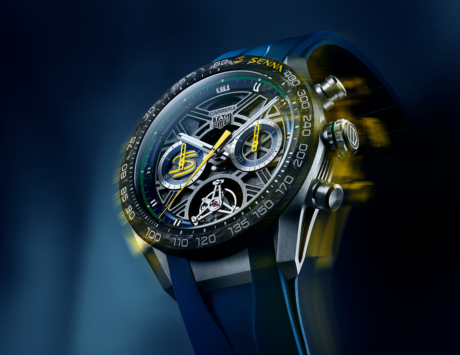 TAG Heuer Carrera Chronograph Tourbillon x Senna