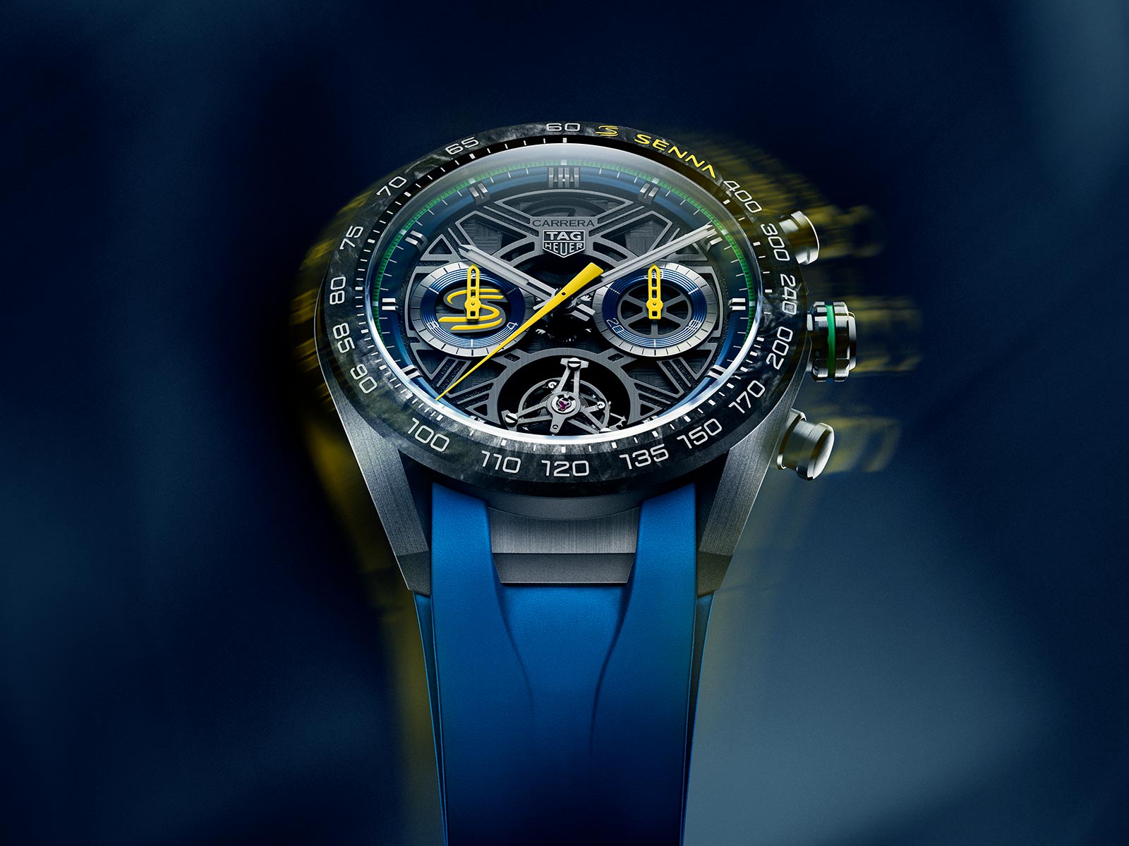 TAG Heuer Carrera Chronograph Tourbillon x Senna