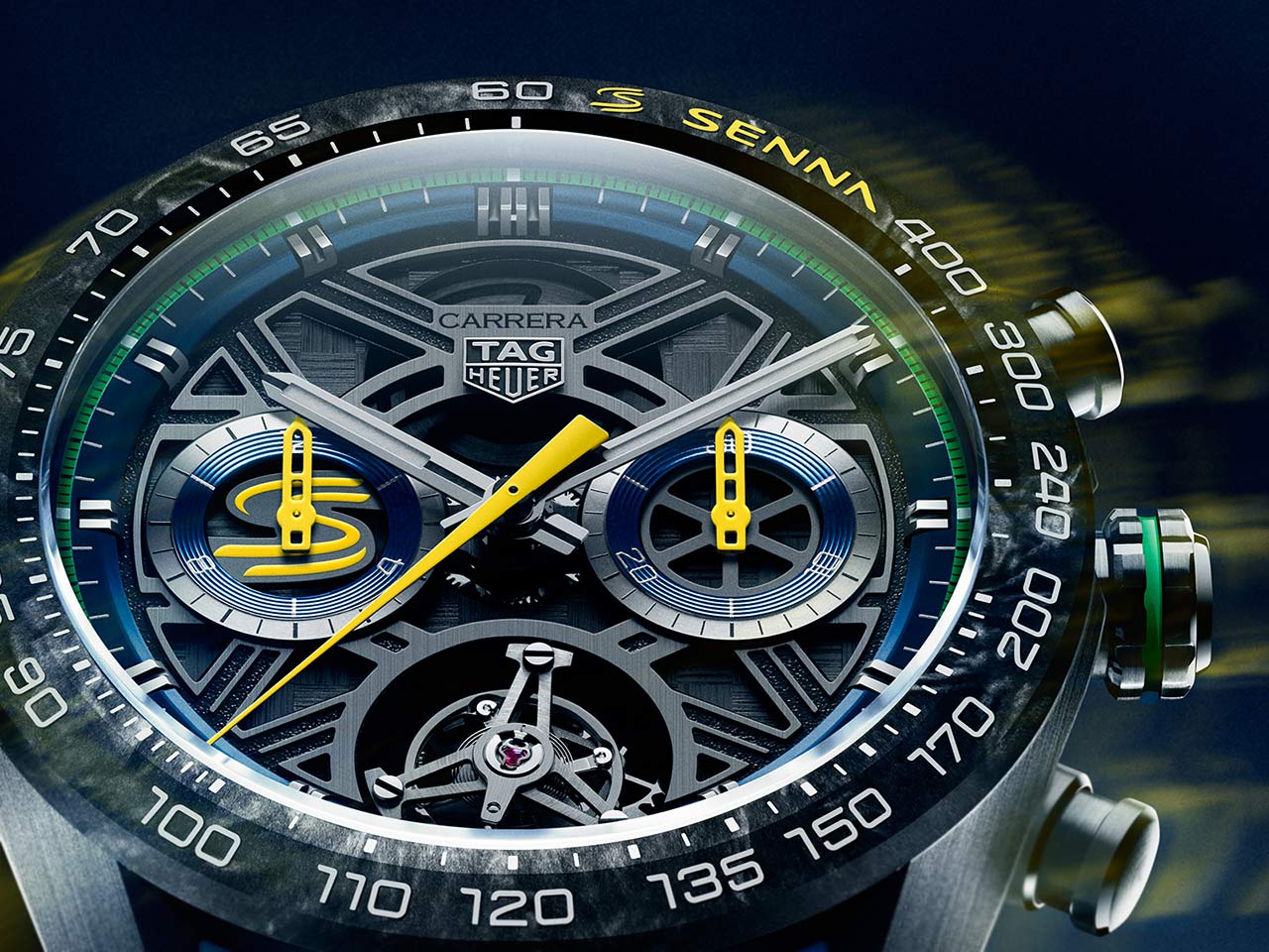 TAG Heuer Carrera Chronograph Tourbillon x Senna