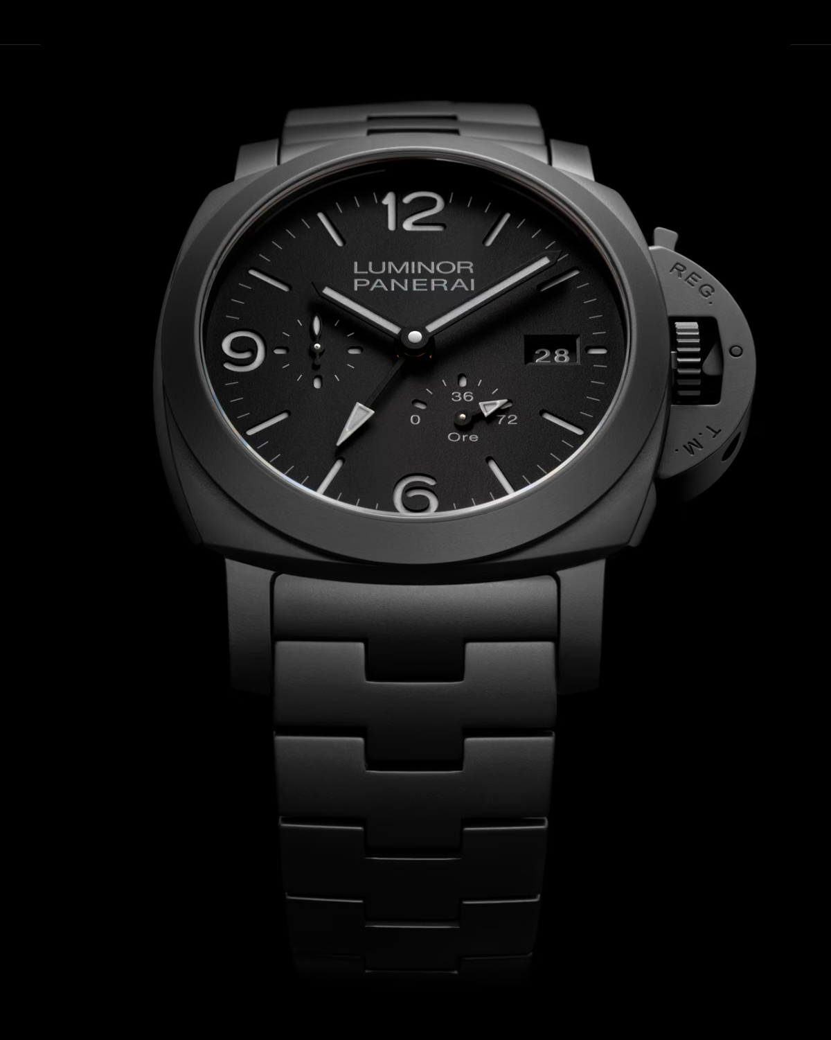 Panerai Luminor GMT Dự Trữ Năng Lượng Gốm Sứ PAM01674