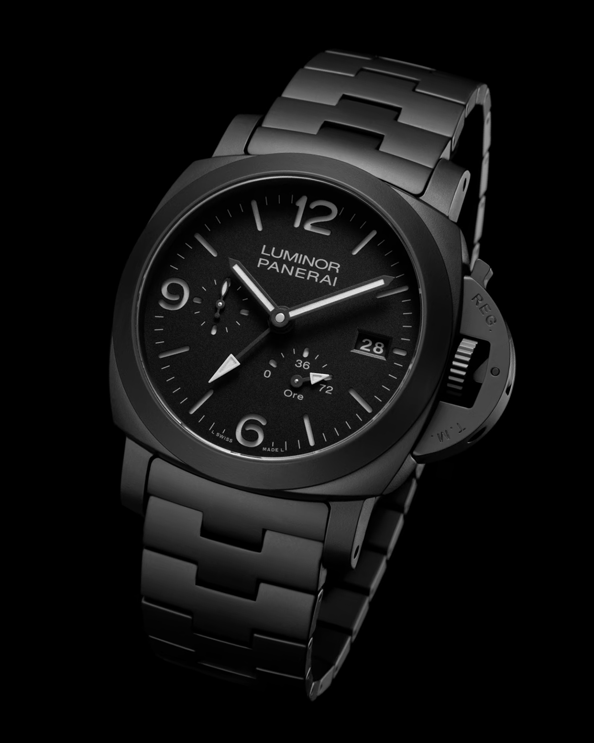 Panerai Luminor GMT Dự Trữ Năng Lượng Gốm Sứ PAM01674