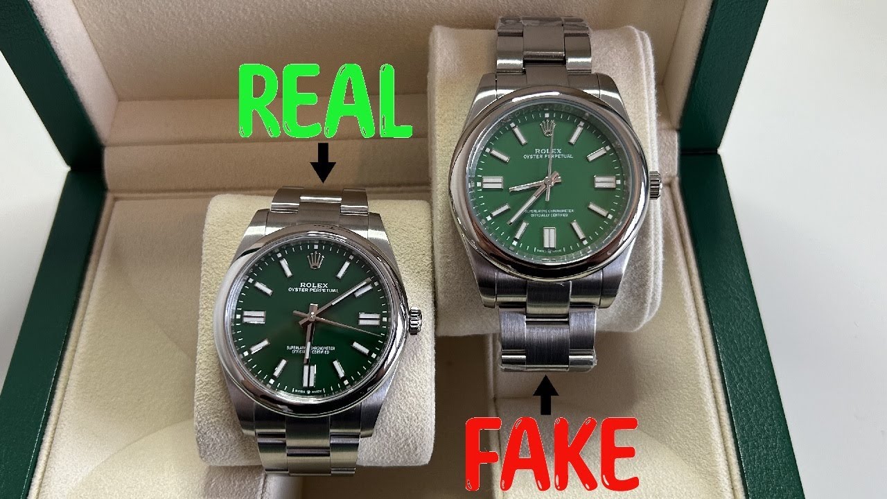 đồng hồ rolex thật và giả