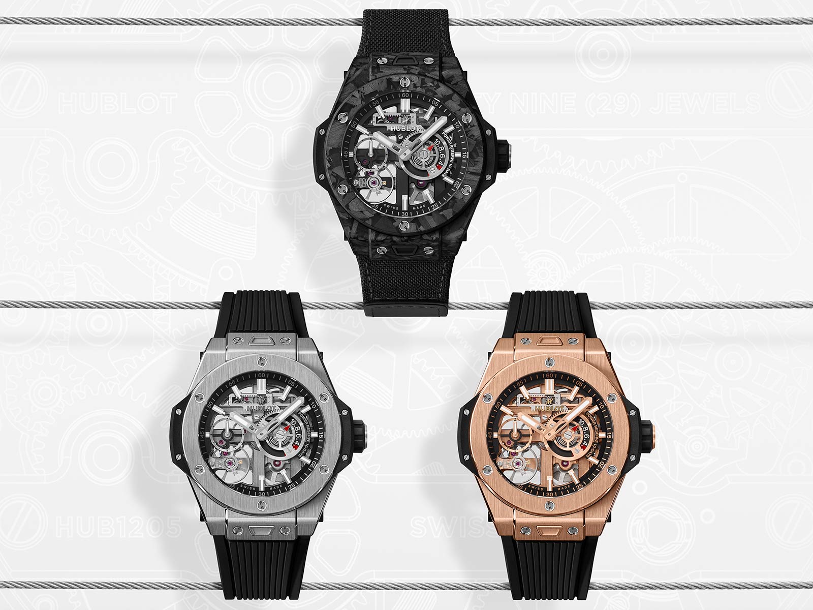 Hublot Tái Thiết Kế Big Bang MECA-10 Với Vỏ 42mm Tinh Gọn và Hiện Đại