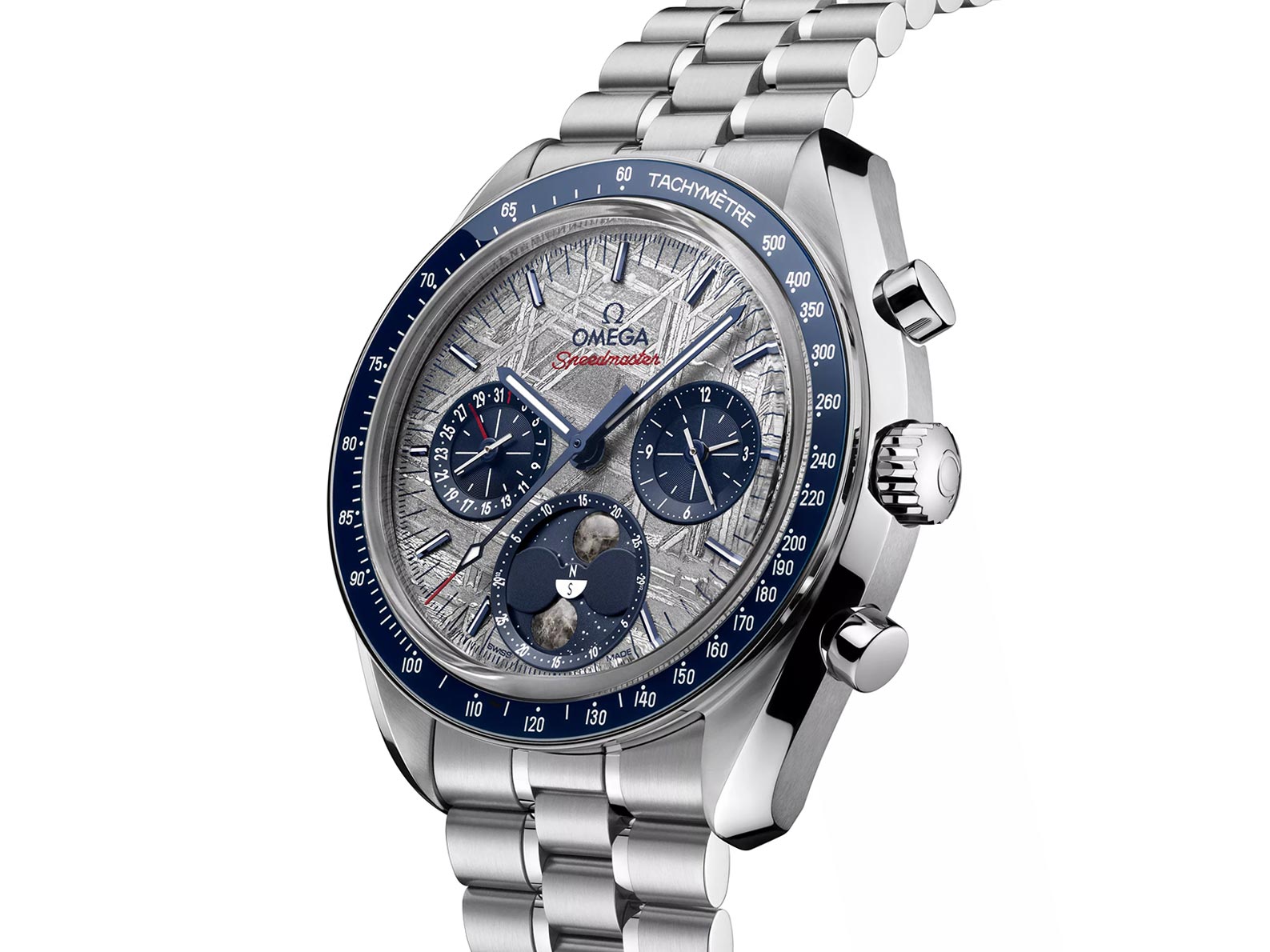 Omega Speedmaster Moonphase Thiên thạch