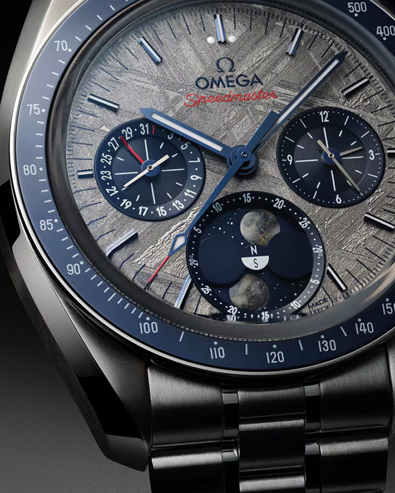 Omega Speedmaster Moonphase Thiên thạch