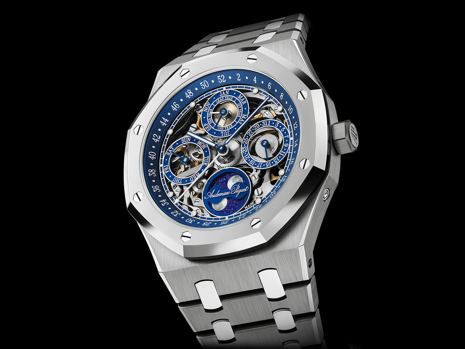 Audemars Piguet Royal Oak Perpetual Calendar Openworked “150th Anniversary” ref. 26585XT.OO.1220XT.01