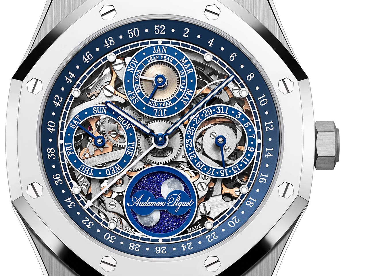 Audemars Piguet Royal Oak Perpetual Calendar Openworked “150th Anniversary” ref. 26585XT.OO.1220XT.01