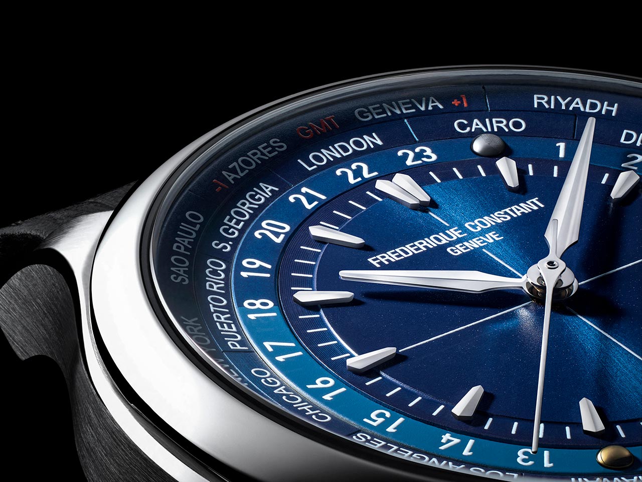 Frederique Constant và Watch Angels giới thiệu mẫu đồng hồ Worldtimer Manufacture 40mm mới