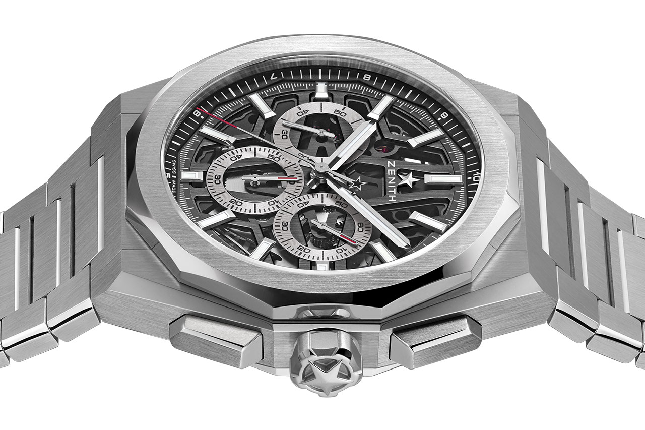 Zenith Defy Skyline Chronograph Skeleton: Độ chính xác 1/10 giây và mặt số lộ cơ