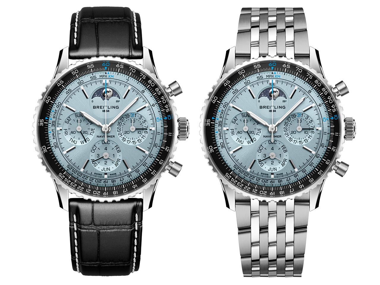 Đồng hồ bấm giờ Breitling Navitimer B19 43 Lịch vạn niên