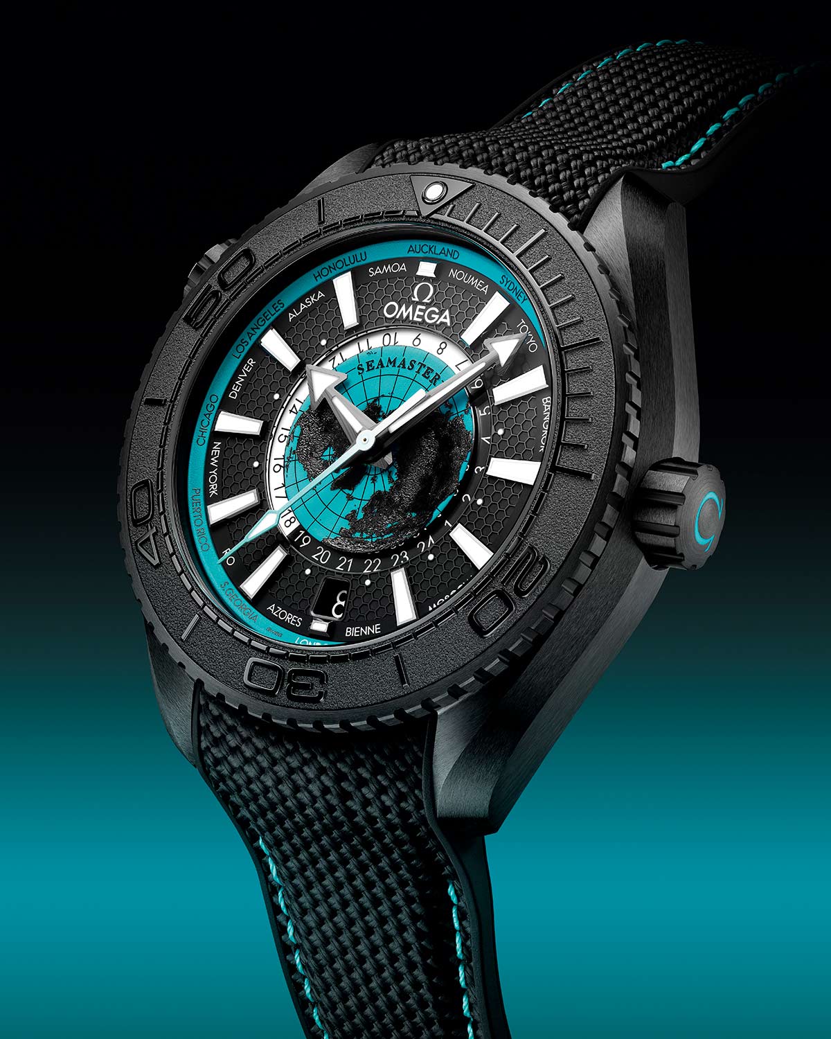 Giới thiệu Omega Seamaster Planet Ocean Worldtimer