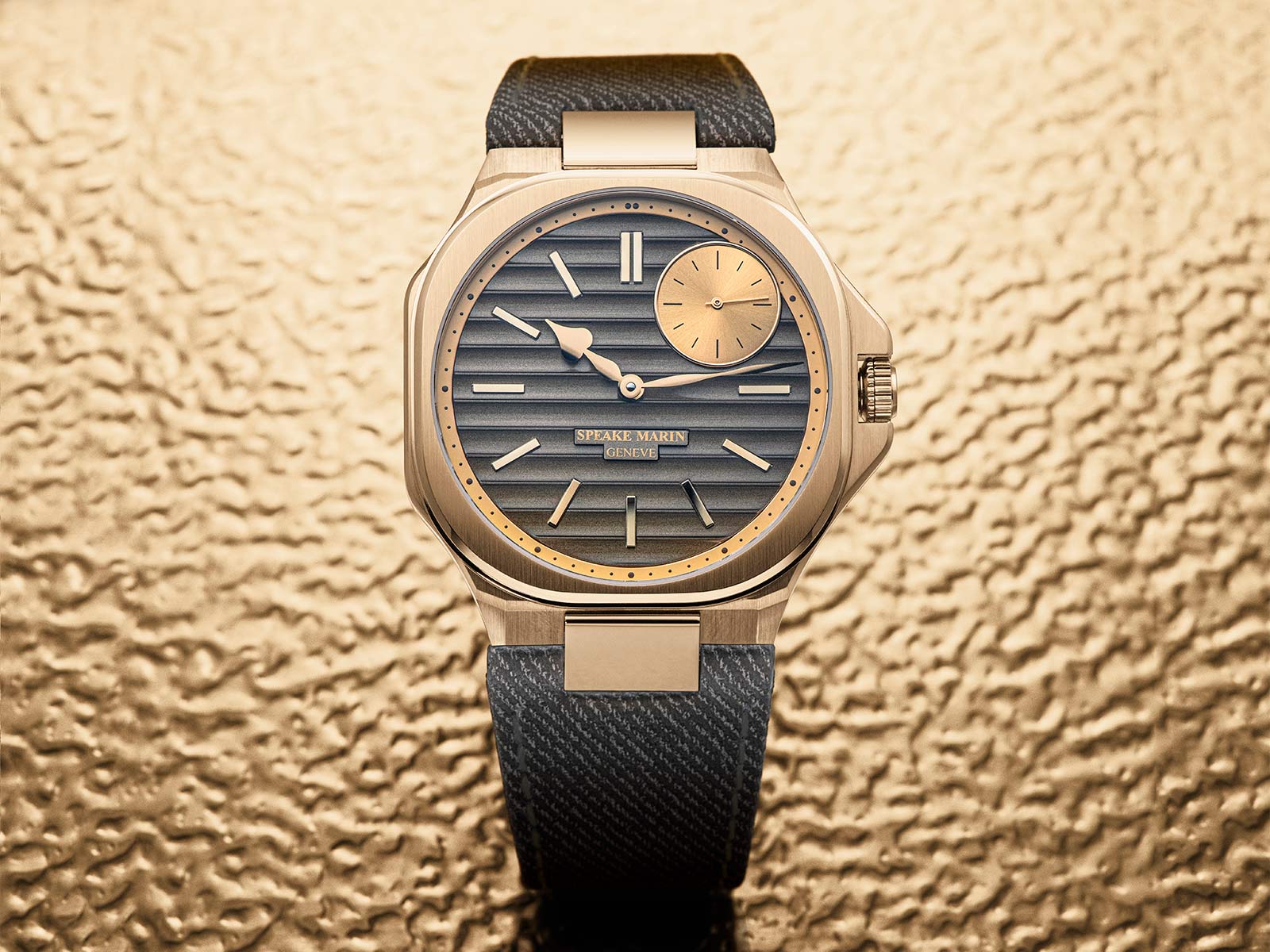 Speake Marin giới thiệu Ripples Gold, sản phẩm đầu tiên được làm bằng vàng của bộ sưu tập