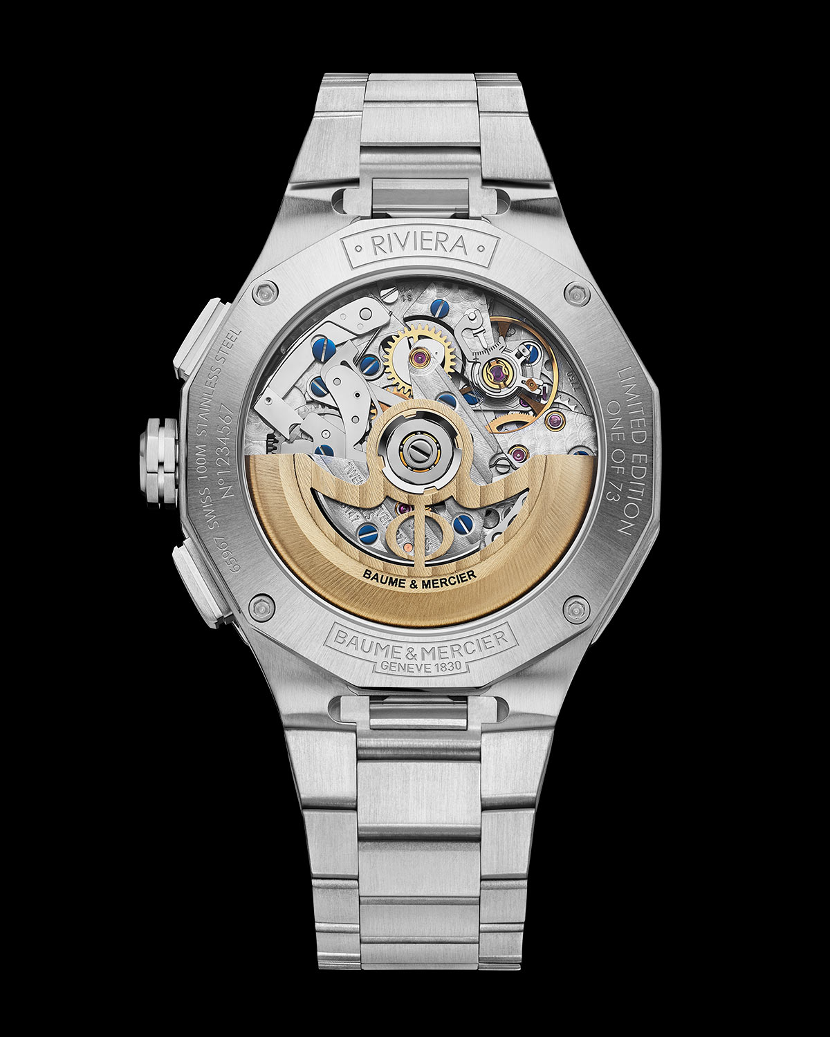 Baume & Mercier Riviera Chronograph Flyback ref. 10828: một sự tri ân dành cho năm 1973