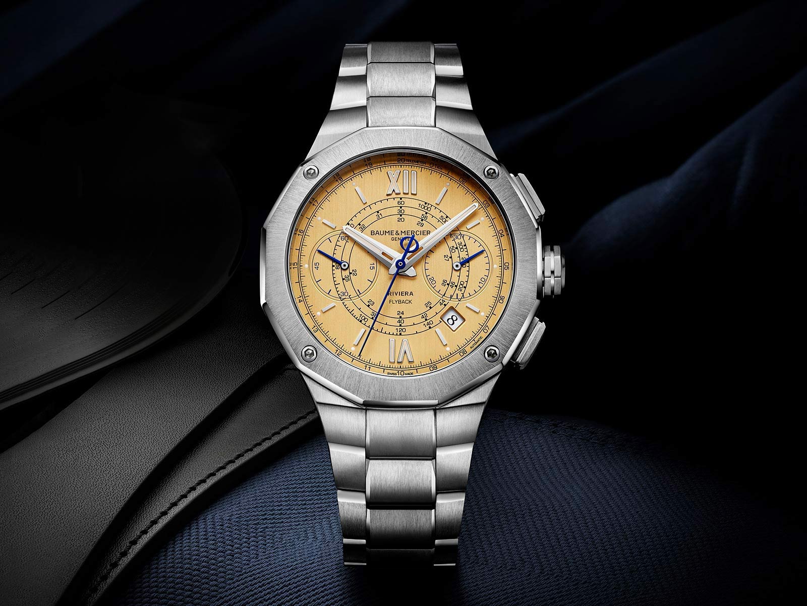 Baume & Mercier Riviera Chronograph Flyback ref. 10828: một sự tri ân dành cho năm 1973