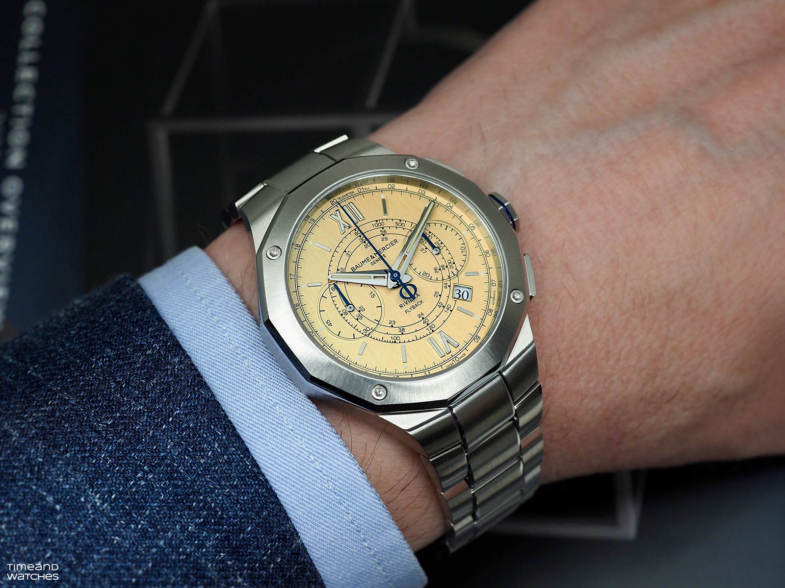 Baume & Mercier Riviera Chronograph Flyback ref. 10828: một sự tri ân dành cho năm 1973