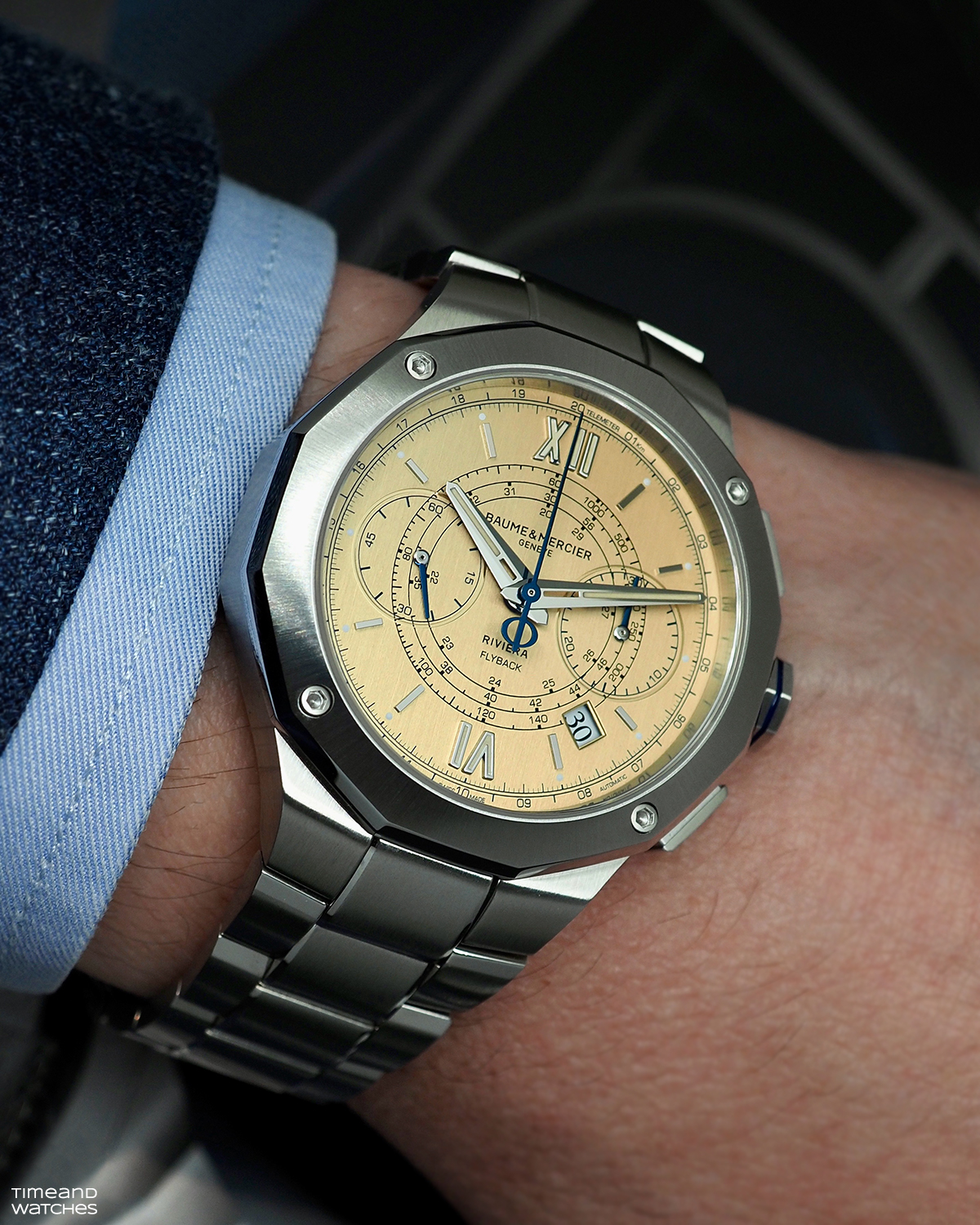 Baume & Mercier Riviera Chronograph Flyback ref. 10828: một sự tri ân dành cho năm 1973