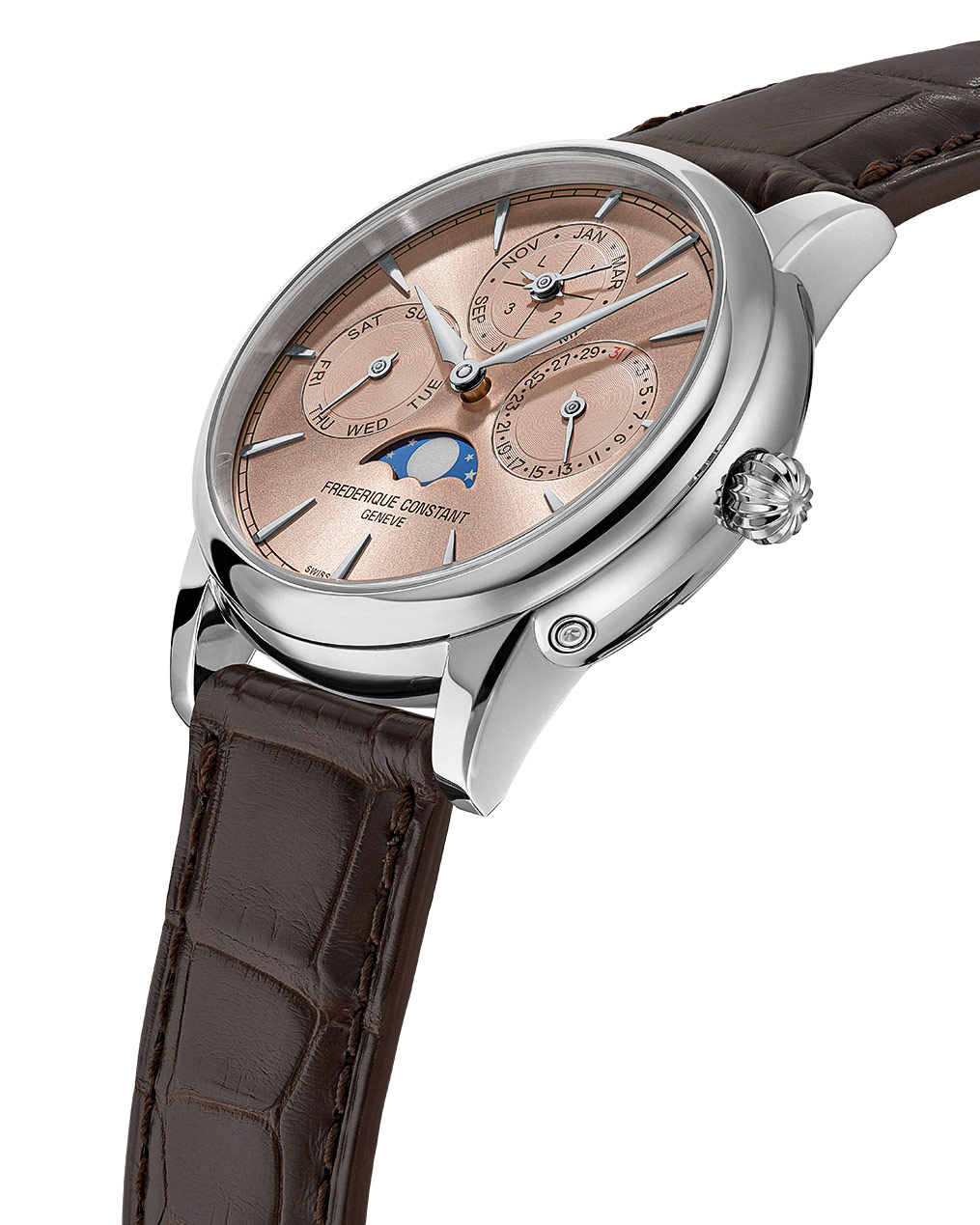 Frederique Constant Classic Perpetual Calendar Sản xuất: thiết kế mới và chuyển động mới