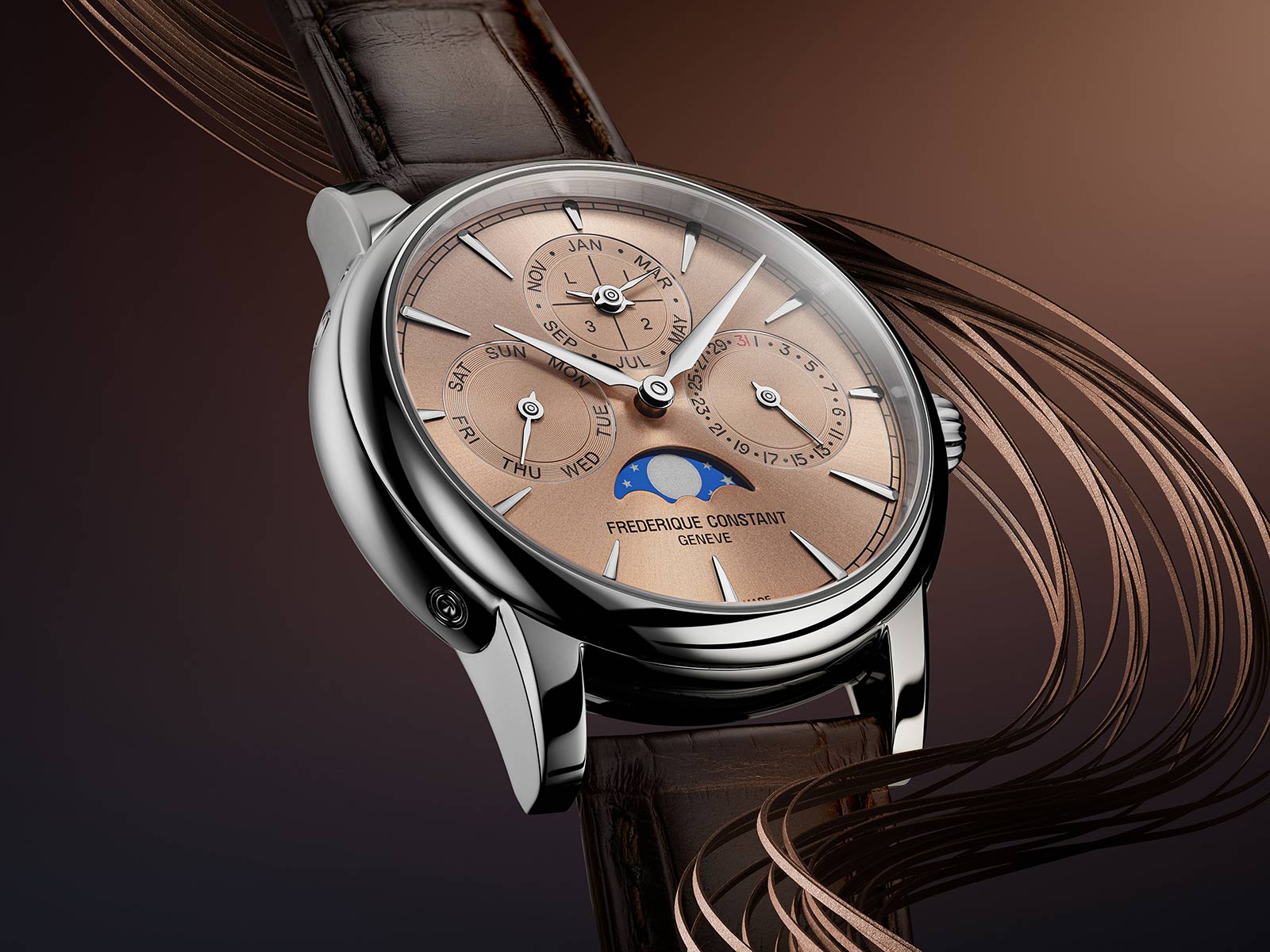 Frederique Constant Classic Perpetual Calendar Sản xuất: thiết kế mới và chuyển động mới