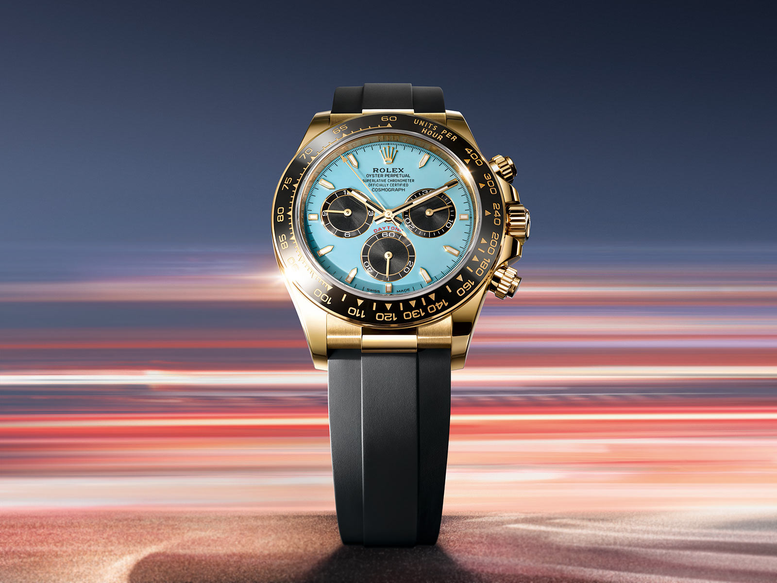 Rolex Daytona 126518LN với mặt số sơn mài xanh ngọc lam 2 Rolex Daytona 126518LN với mặt số sơn mài xanh ngọc lam