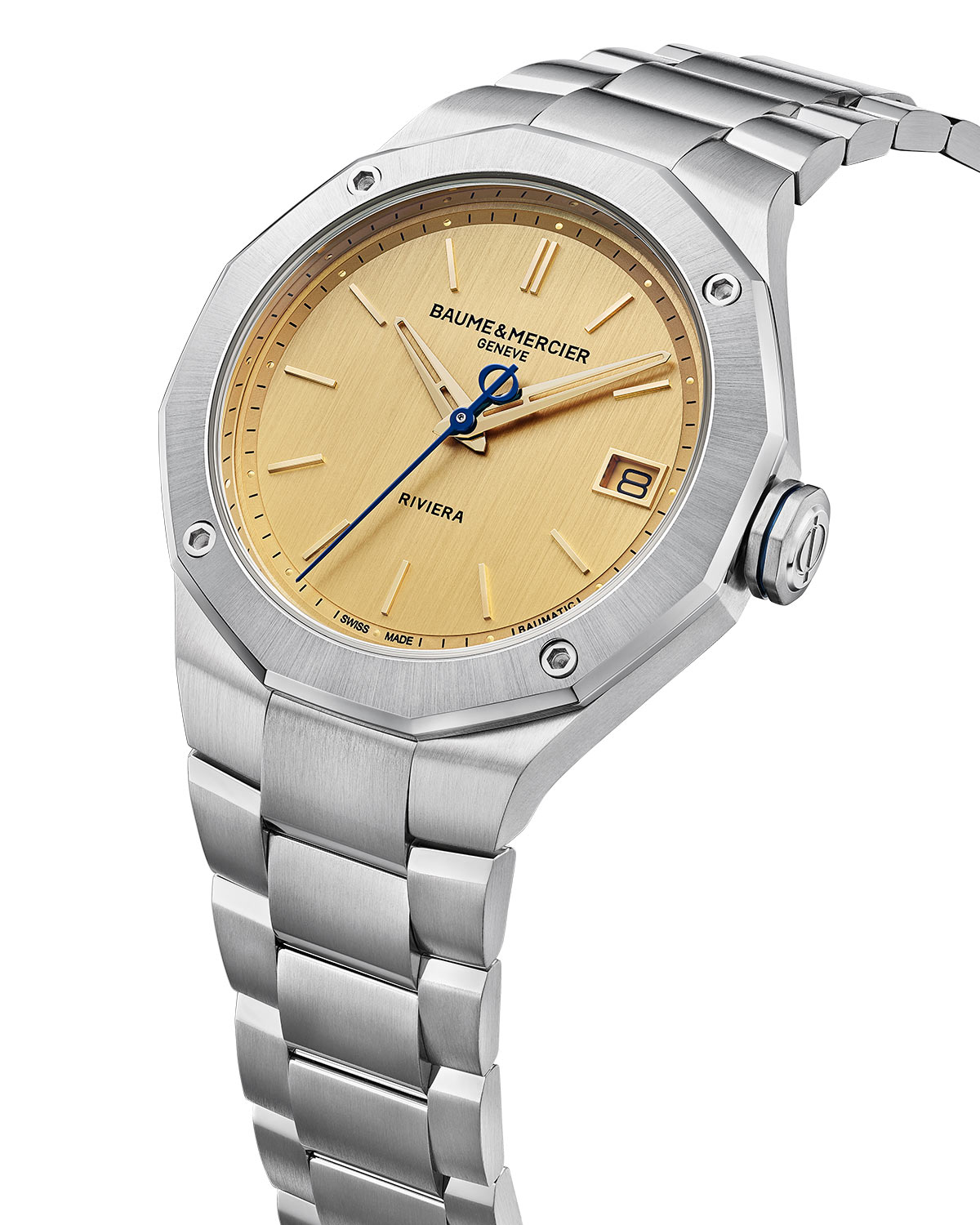 Baume & Mercier ra mắt năm mẫu Riviera mới cho mùa hè 2025 6 Baume & Mercier ra mắt năm mẫu Riviera mới cho mùa hè 2025