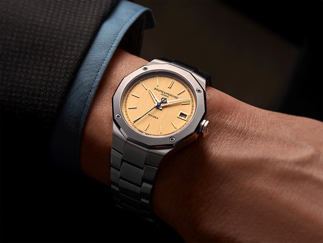 Baume & Mercier ra mắt năm mẫu Riviera mới cho mùa hè 2025 7 Baume & Mercier ra mắt năm mẫu Riviera mới cho mùa hè 2025
