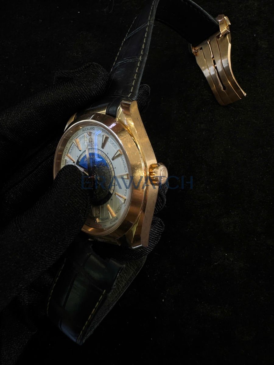 Thực hiện thay dây, đánh bóng đồng hồ Omega 8939