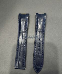 Dây đồng hồ Omega da cá sấu Nam Mỹ, sử dụng chốt vàng khối