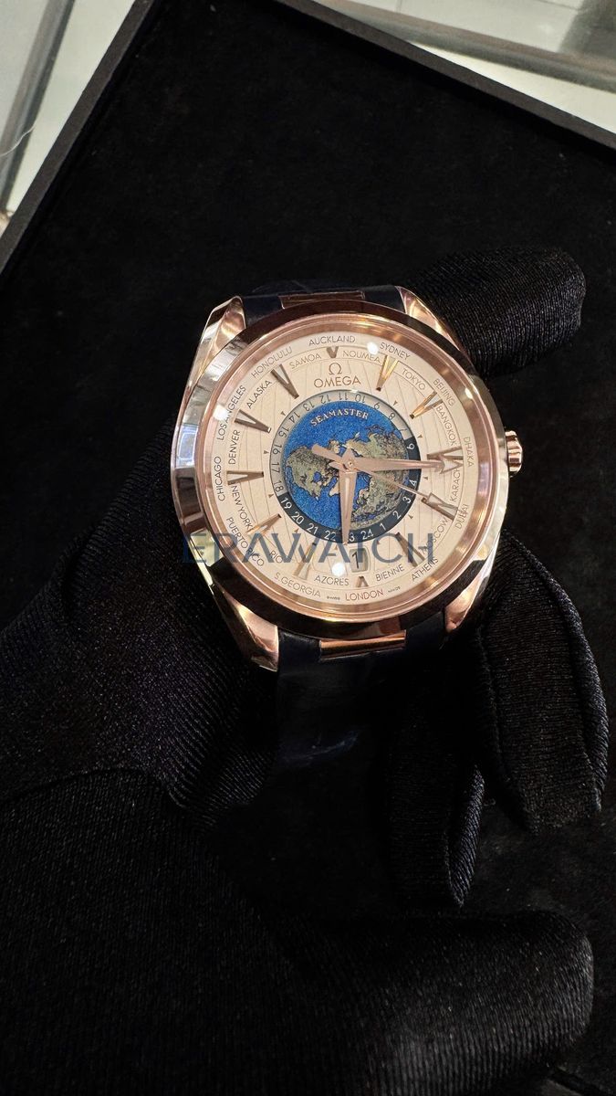 Thực hiện thay dây, đánh bóng đồng hồ Omega 8939