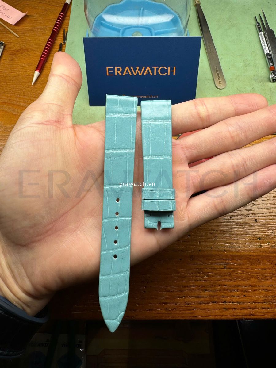 Dây đồng hồ Chopard nữ da cá sấu 3 Dây đồng hồ Chopard da cá sấu