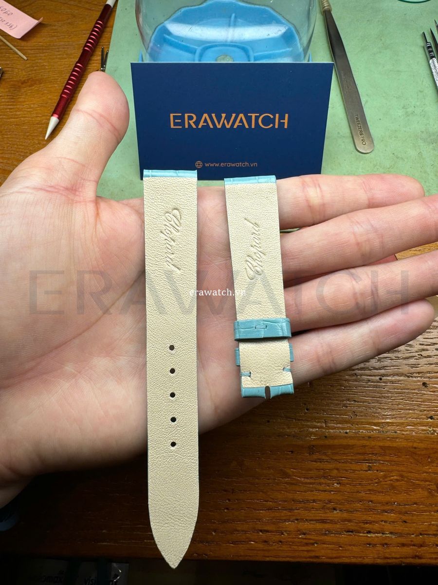 Dây đồng hồ Chopard nữ da cá sấu 4 Dây đồng hồ Chopard da cá sấu