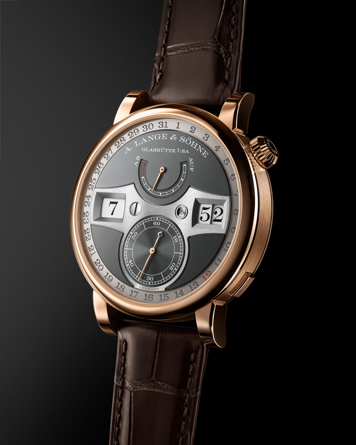 A. Lange & Söhne Zeitwerk Date nay có sẵn bằng vàng hồng