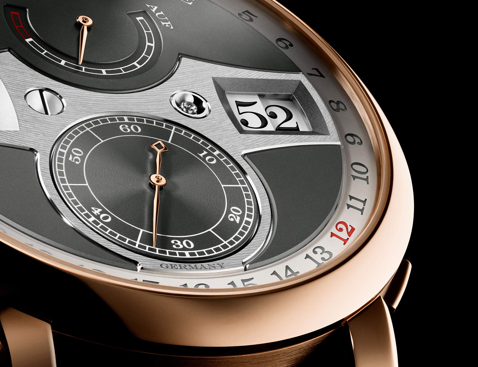 A. Lange & Söhne Zeitwerk Date nay có sẵn bằng vàng hồng