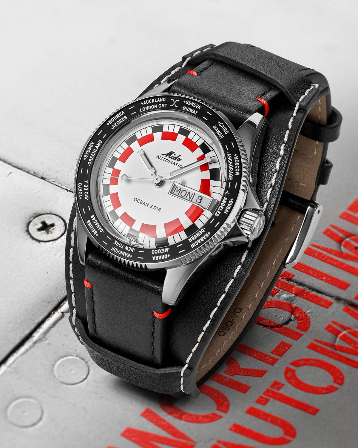 Mido Ocean Star Worldtimer tái hiện một biểu tượng cổ điển thập niên 1970