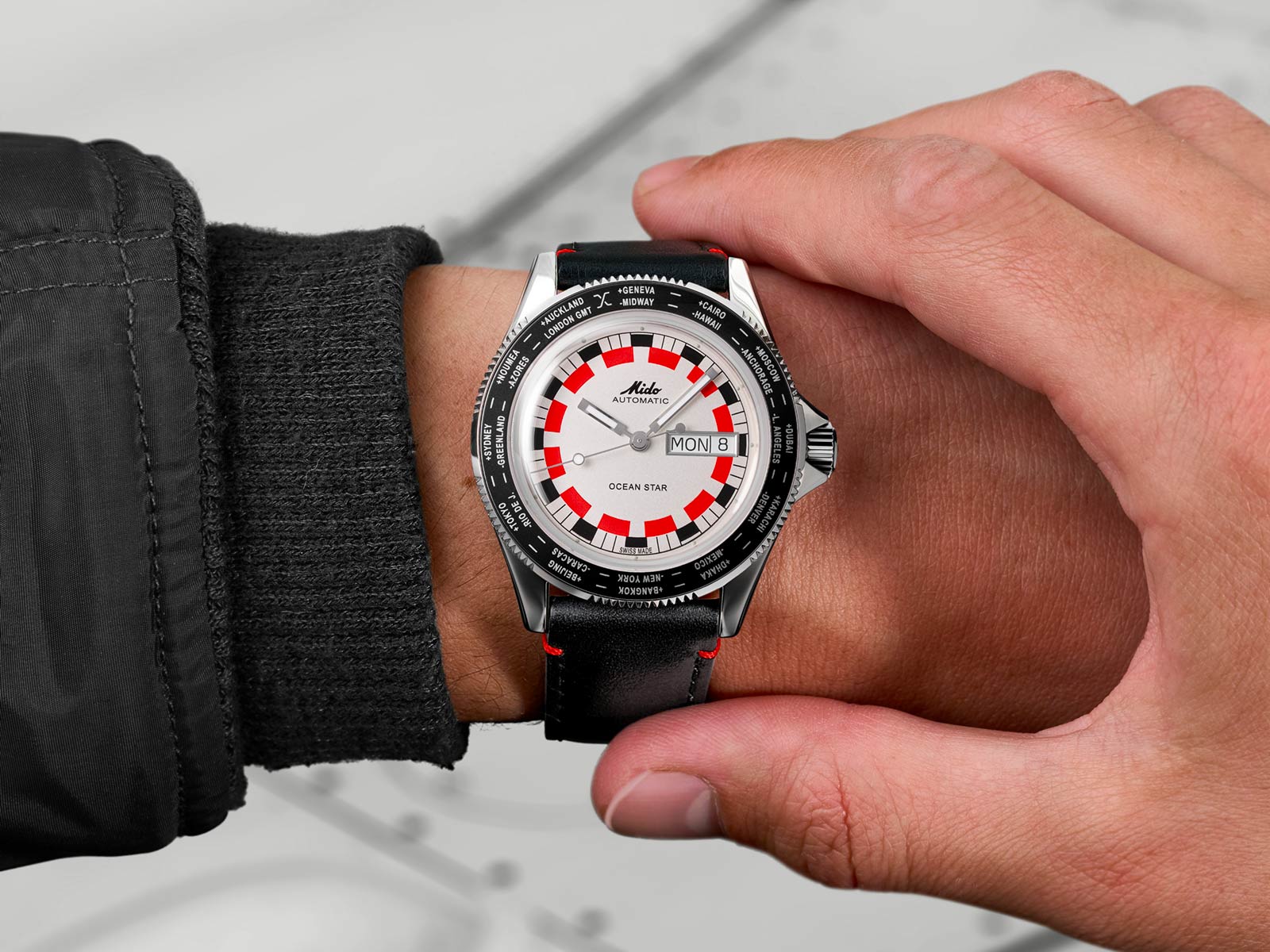 Mido Ocean Star Worldtimer tái hiện một biểu tượng cổ điển thập niên 1970