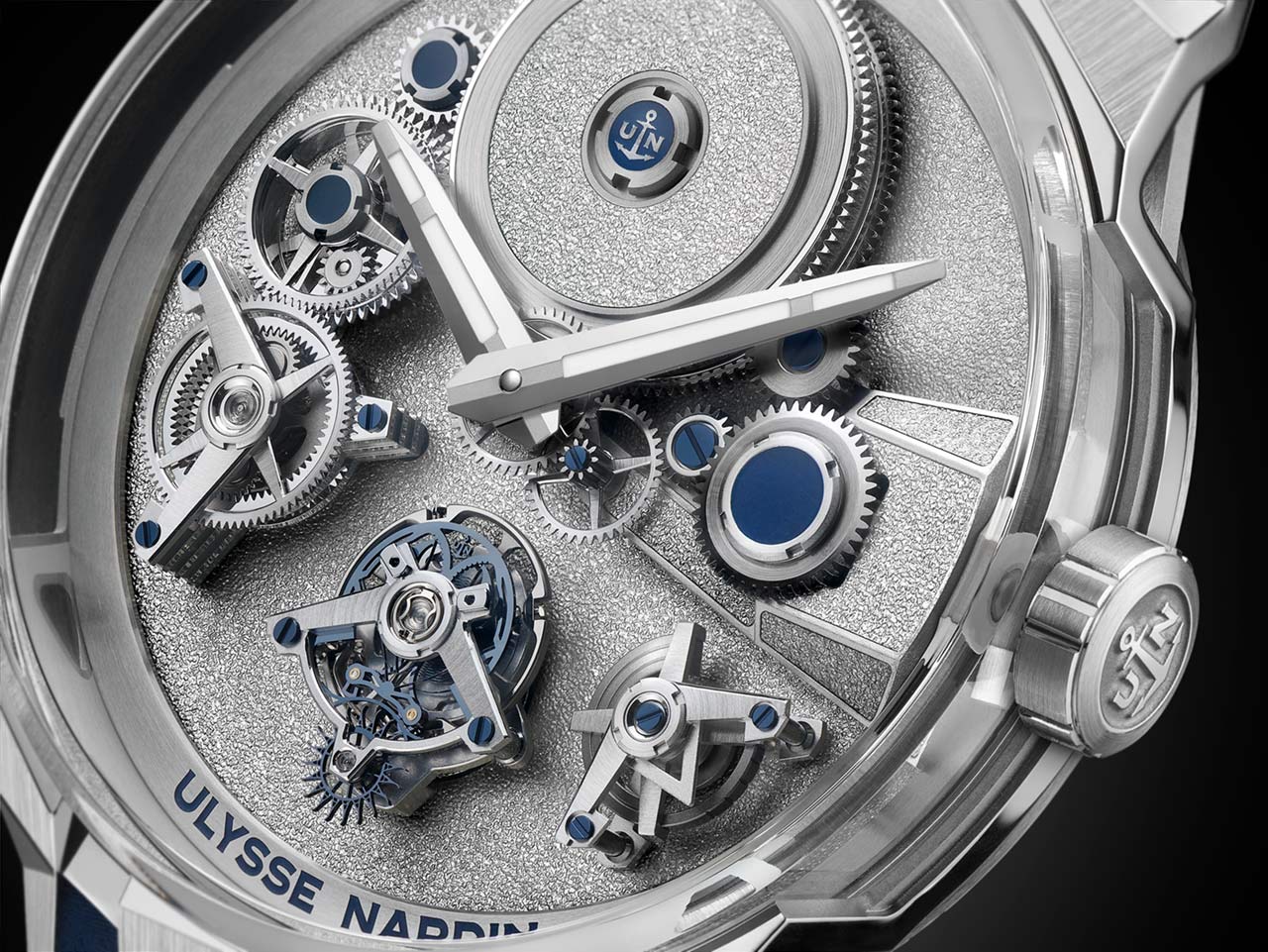 Ulysse Nardin ra mắt Blast Free Wheel Maillechort với màn hình nổi