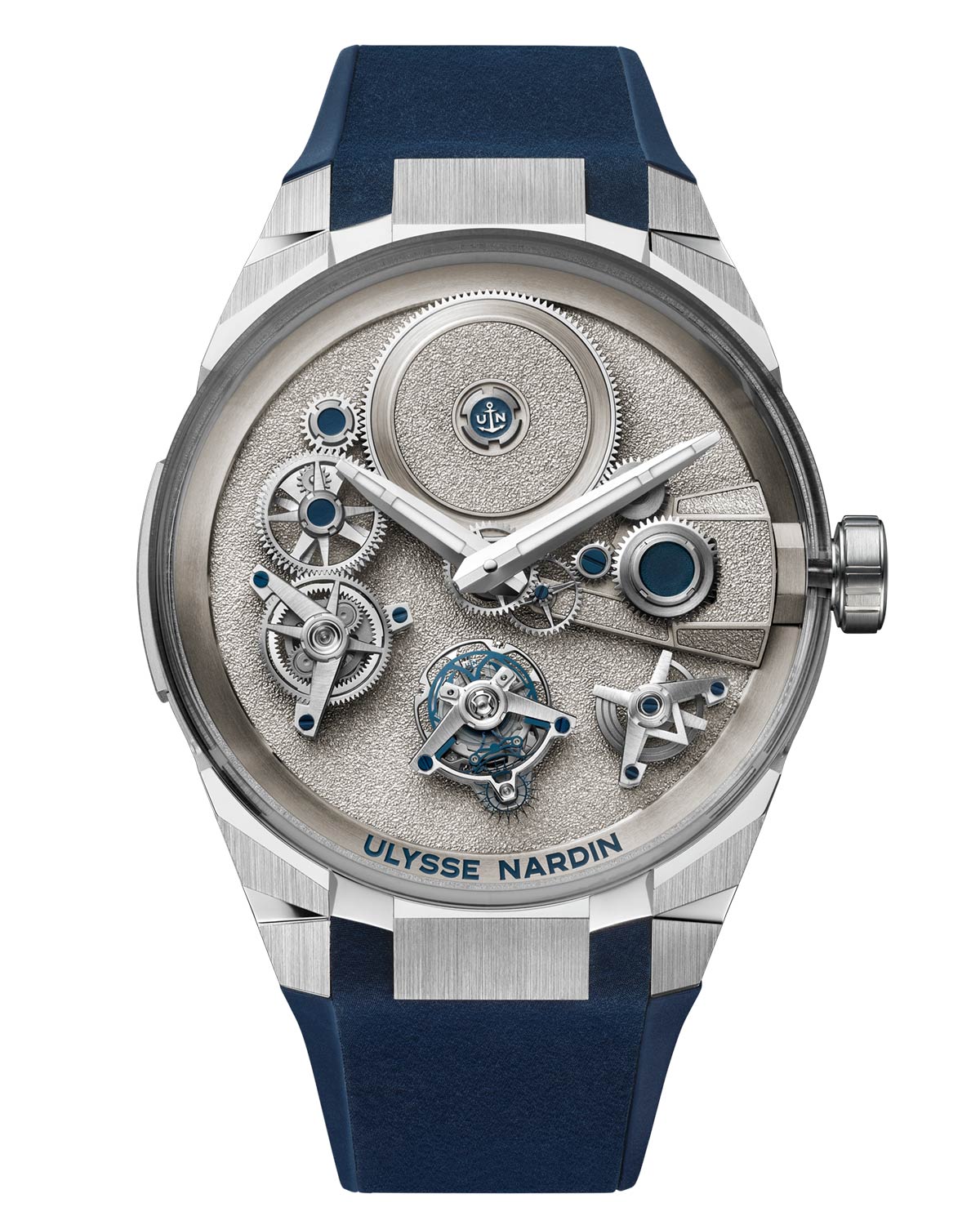 Ulysse Nardin ra mắt Blast Free Wheel Maillechort với màn hình nổi