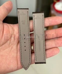 Dây đồng hồ Omega da cá sấu Nam Mỹ màu nâu dòng cao cấp