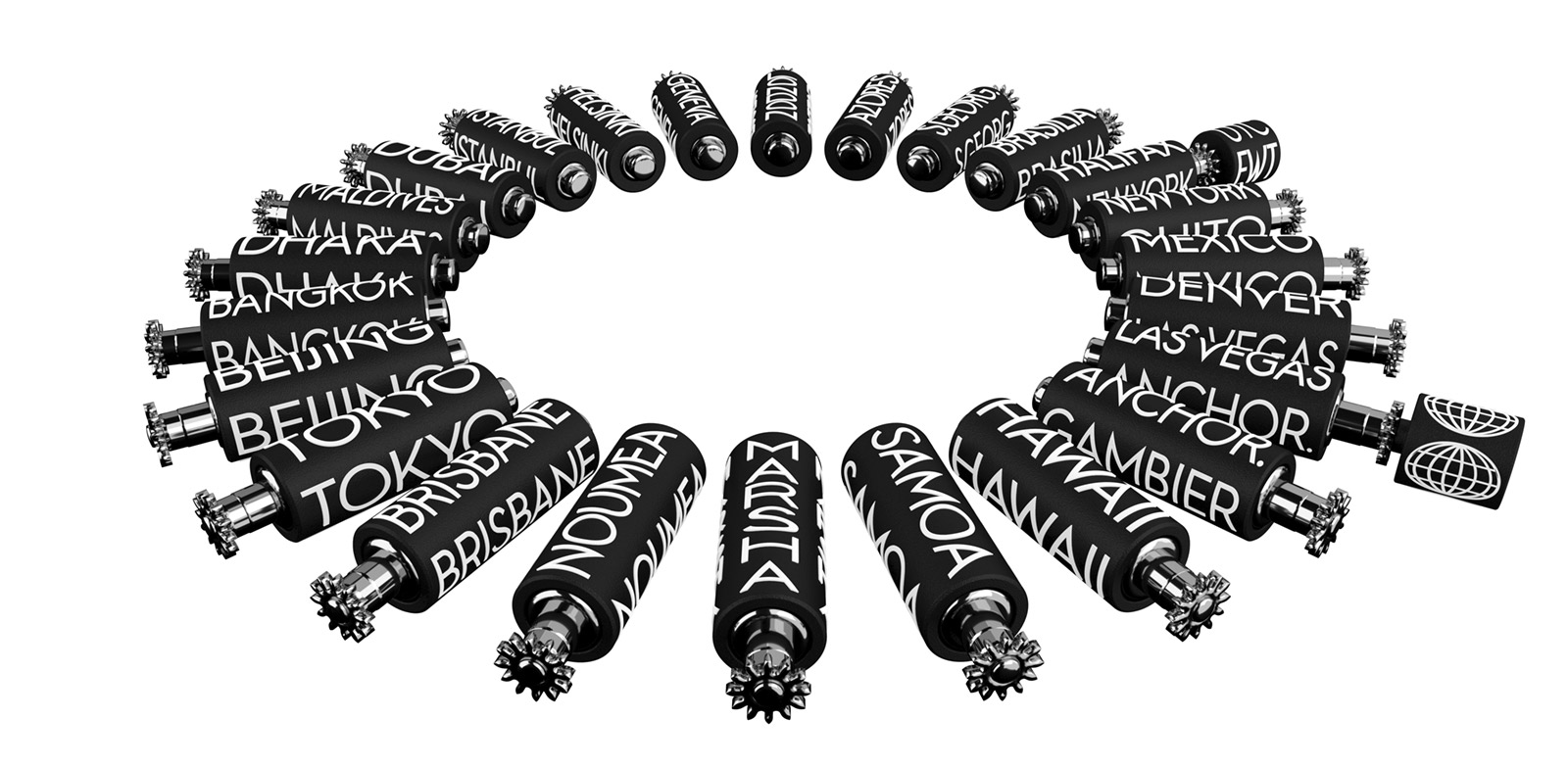 Bovet Récital 30: Hệ thống giờ thế giới dựa trên con lăn để giải quyết thay đổi giờ mùa hè (DST)