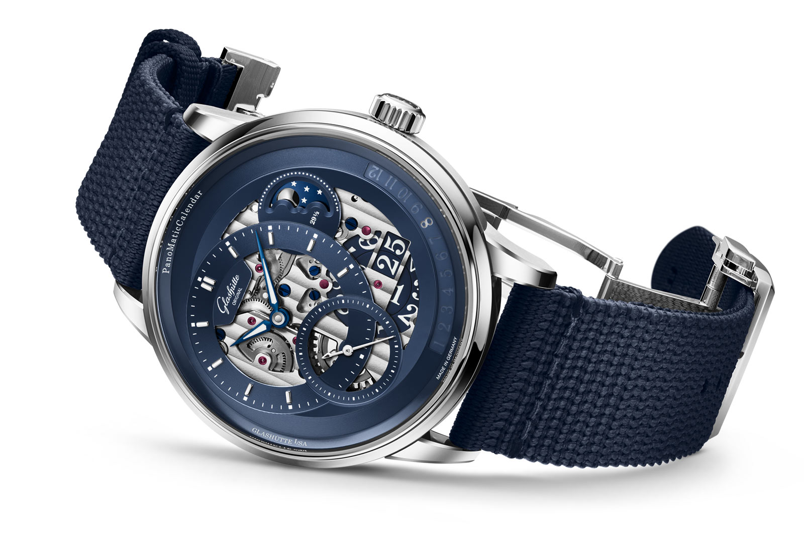 Glashütte Original ra mắt PanoMaticCalendar phiên bản giới hạn “Blue of Dawn”