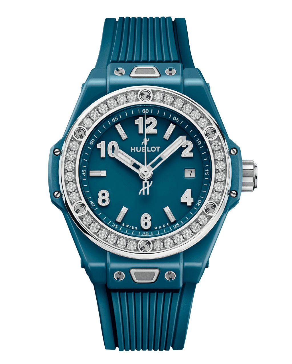 Hublot ra mắt màu Xanh Petrol Blue Ceramic trên các mẫu Big Bang Unico và Big Bang One Click Diamonds