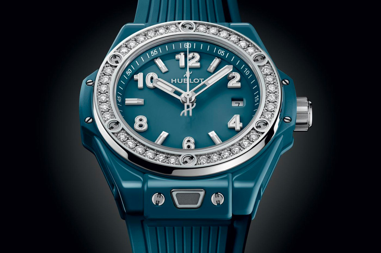 Hublot ra mắt màu Xanh Petrol Blue Ceramic trên các mẫu Big Bang Unico và Big Bang One Click Diamonds