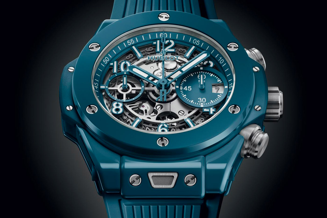 Hublot ra mắt màu Xanh Petrol Blue Ceramic trên các mẫu Big Bang Unico và Big Bang One Click Diamonds