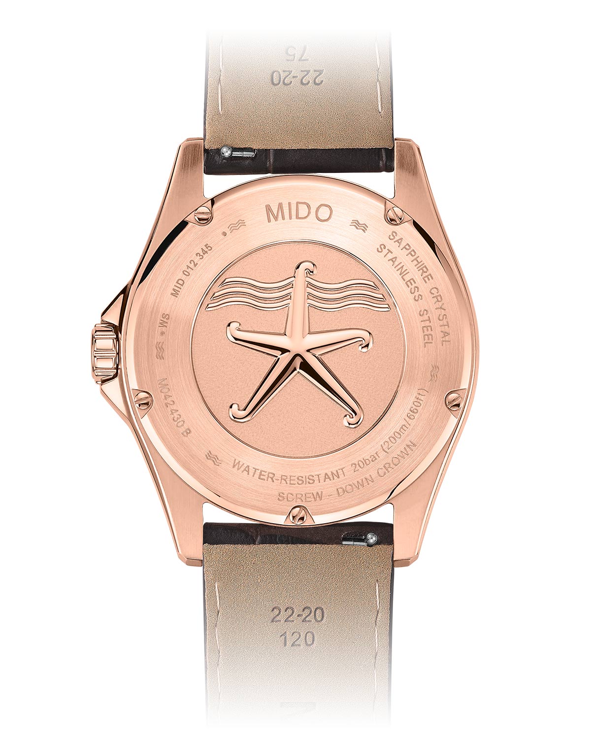 Mido ra mắt Ocean Star 200C mới với mặt số xanh lá cây và vỏ phủ PVD vàng hồng