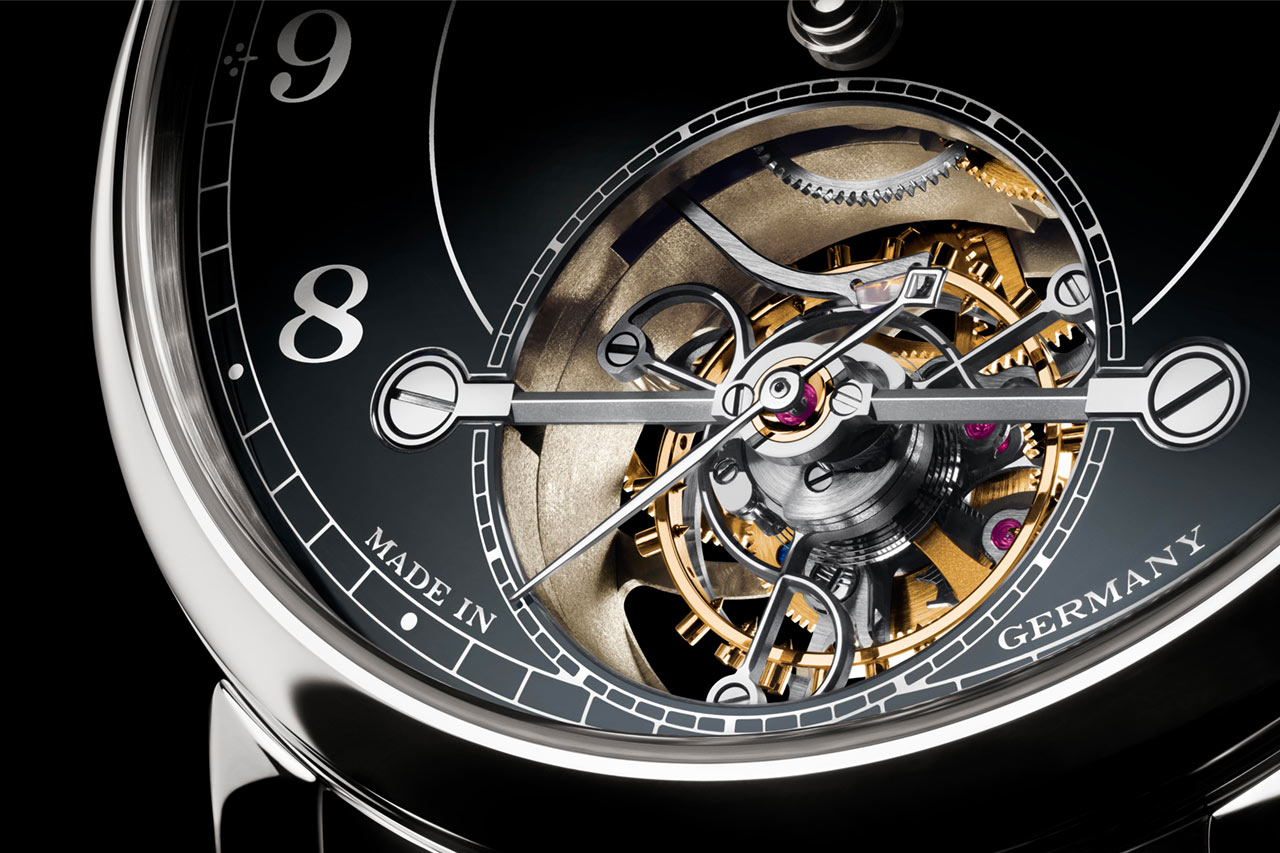A. Lange & Söhne 1815 Tourbillon bằng bạch kim với mặt số tráng men đen tuyền 6 A. Lange & Söhne 1815 Tourbillon bằng bạch kim với mặt số tráng men đen tuyền