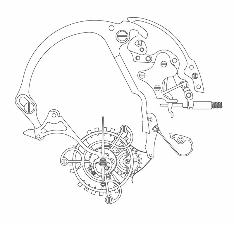 A. Lange & Söhne 1815 Tourbillon bằng bạch kim với mặt số tráng men đen tuyền 4 A. Lange & Söhne 1815 Tourbillon bằng bạch kim với mặt số tráng men đen tuyền