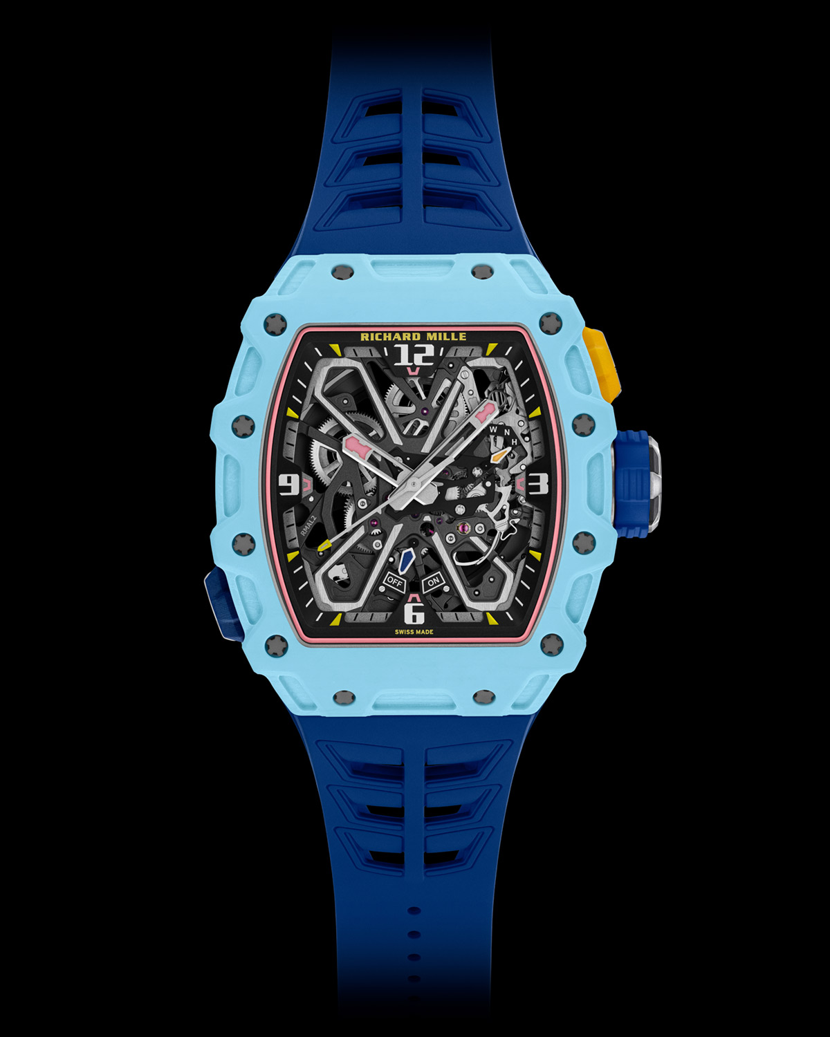 Richard Mille RM 35 03 in pastel blue Quartz TPT 001