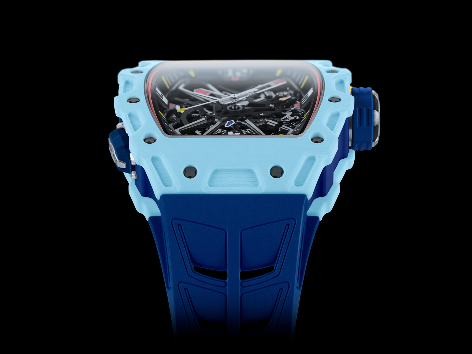 Richard Mille RM 35 03 in pastel blue Quartz TPT 002